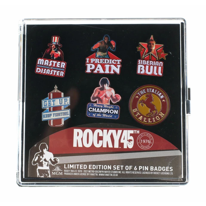 Tacks (set 6 Pcs) Rocky - 45th Anniversary Limited Edition
