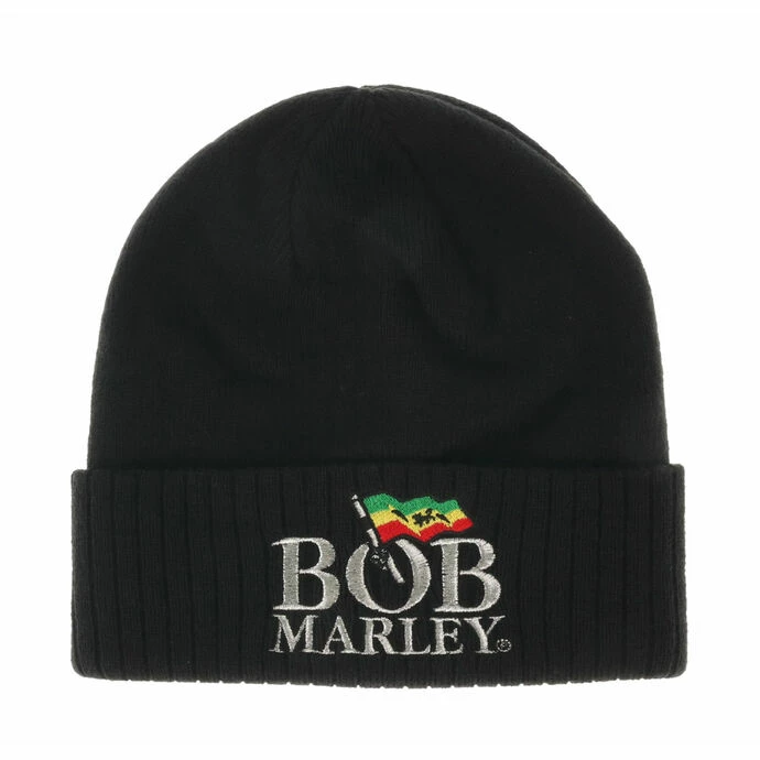 Beanie Bob Marley - Logo - BLACK - ROCK OFF - Image 3
