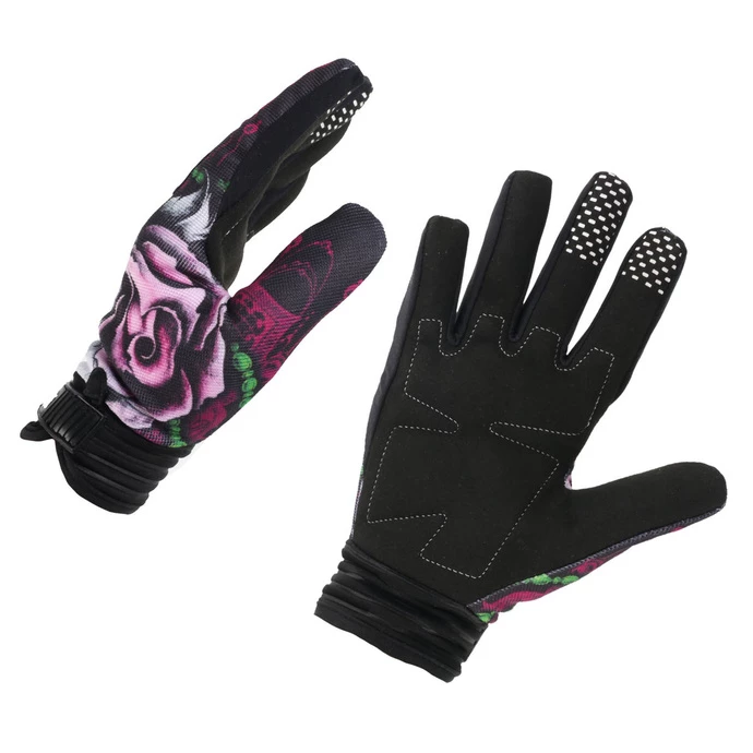 Gloves LETHAL THREAT - FLORAL SKULL - Image 2