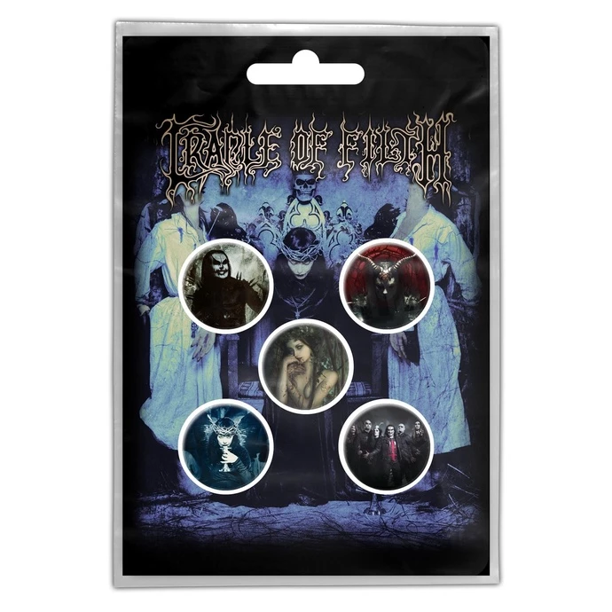 Badges Cradle Of Filth - Cryptoriana - RAZAMATAZ