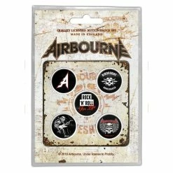 Badges Airbourne - Boneshaker - RAZAMATAZ