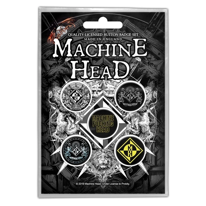 Badges Machine Head - Crest - RAZAMATAZ