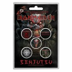 Badges IRON MAIDEN - SENJUTSU - RAZAMATAZ
