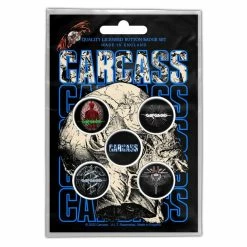 Badges CARCASS - NECRO HEAD - RAZAMATAZ