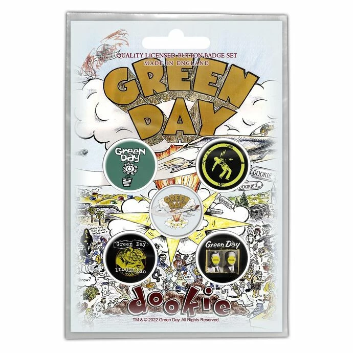 Badges GREEN DAY - DOOKIE - RAZAMATAZ