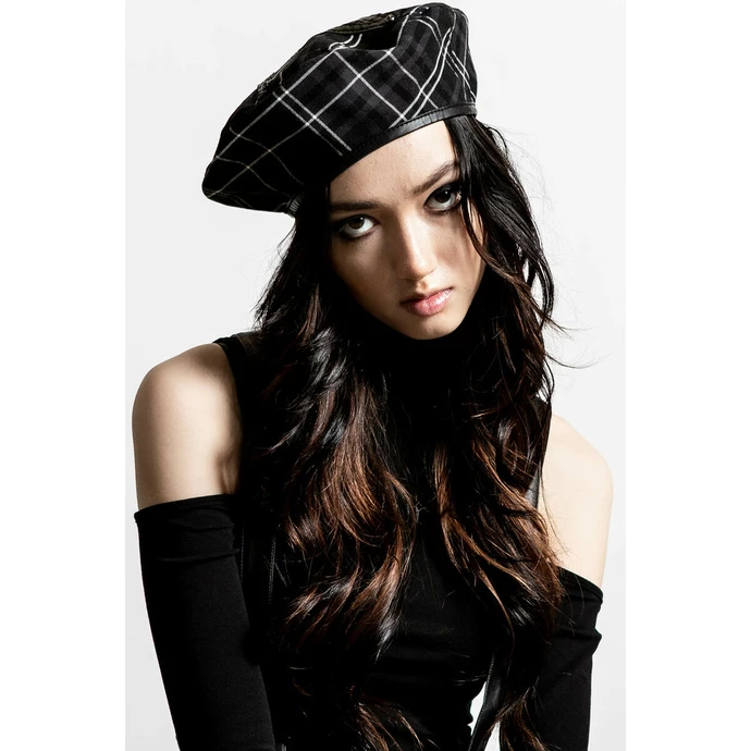 Beret KILLSTAR - Dark Fate - Ash Tartan
