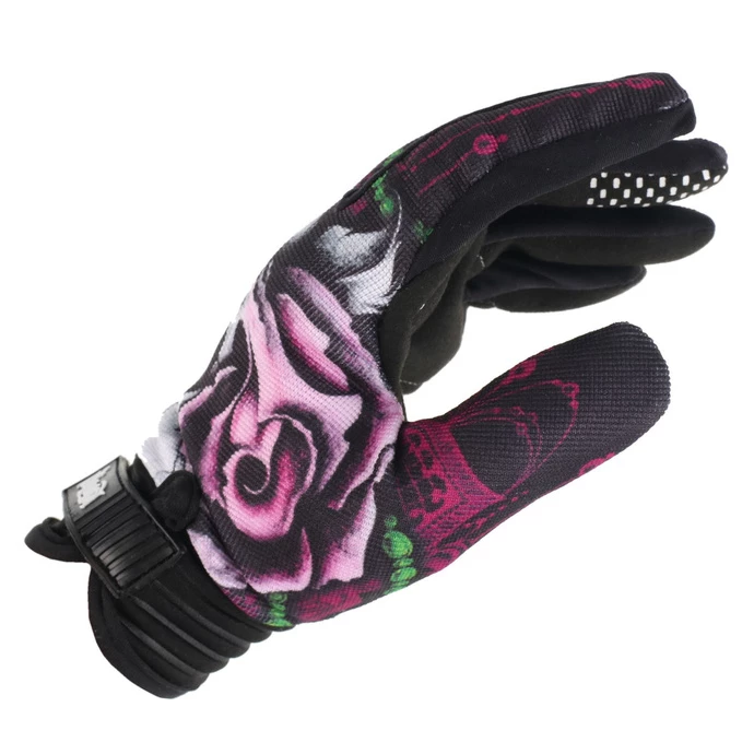 Gloves LETHAL THREAT - FLORAL SKULL - Image 3