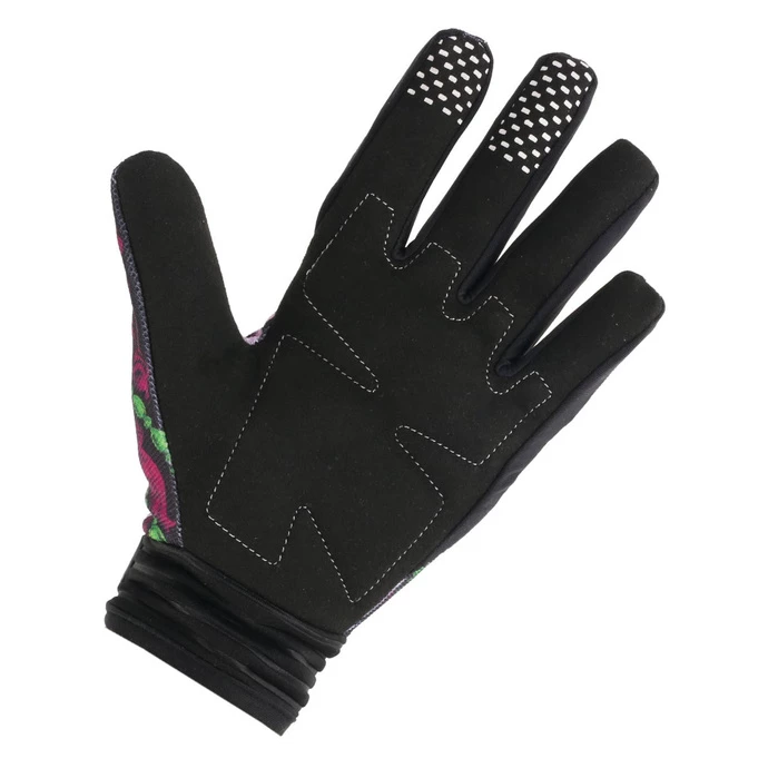 Gloves LETHAL THREAT - FLORAL SKULL - Image 6