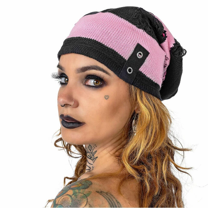 Beanie VIXXSIN - CRUSH - BLACK/PINK