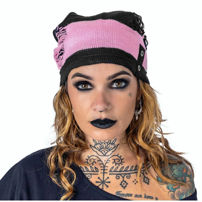 Beanie VIXXSIN - CRUSH - BLACK/PINK - Image 3