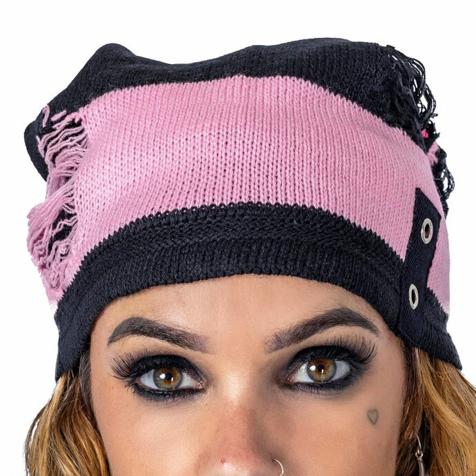 Beanie VIXXSIN - CRUSH - BLACK/PINK - Image 4
