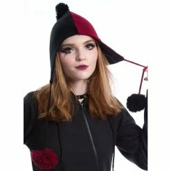 Beanie HEARTLESS - DAEMON - BLACK / RED