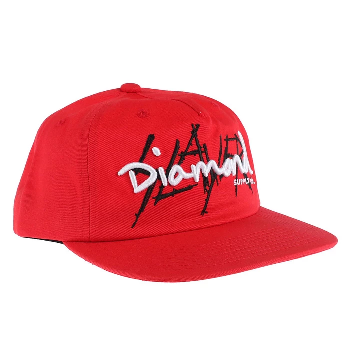 Cap SLAYER - DIAMOND - Unstructured - Red