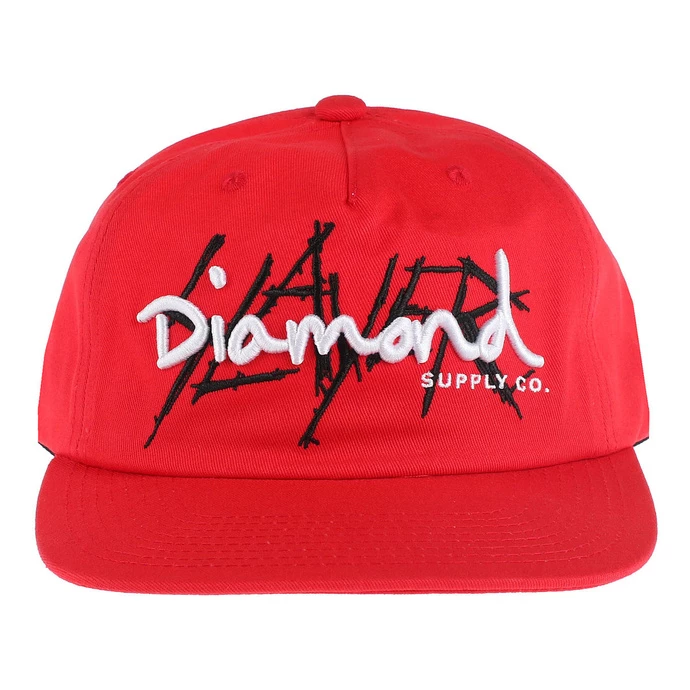 Cap SLAYER - DIAMOND - Unstructured - Red - Image 2