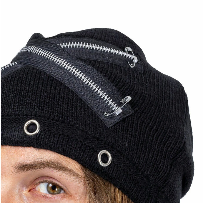Beanie HEARTLESS - DITCH HAT UNISEX - BLACK - Image 4