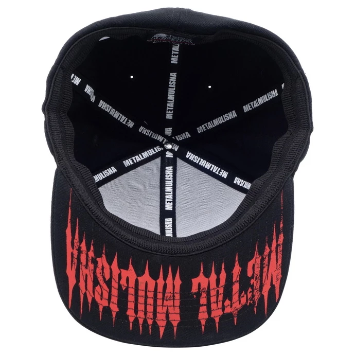 Cap METAL MULISHA - HELMET - BLACK RED - Image 2