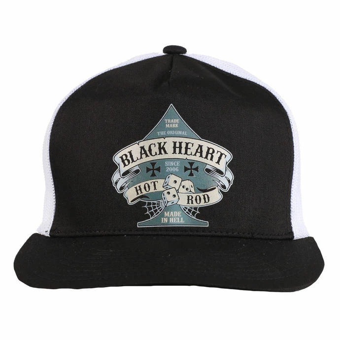 Cap BLACK HEART - BELL - WHITE - Image 2