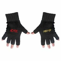 Fingerless Gloves AC / DC - POWER UP - Logo - RAZAMATAZ