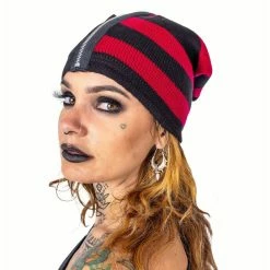 Beanie CHEMICAL BLACK - TRACE - BLACK / RED